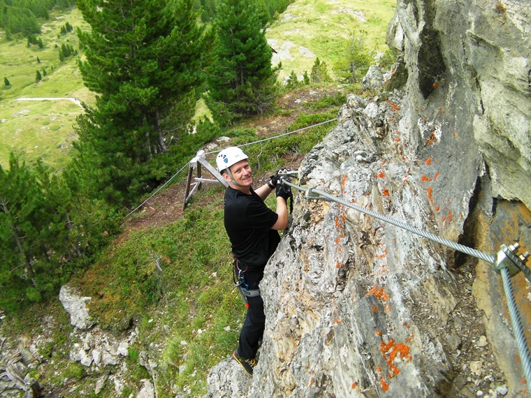 Murmele Klettersteig an der Zufallhtte