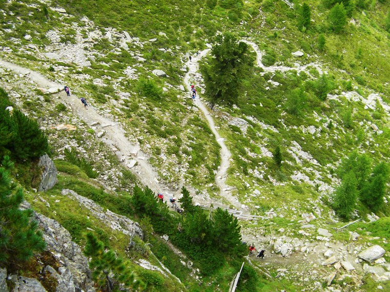 Murmele Klettersteig an der Zufallhtte