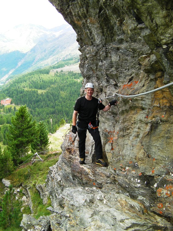 Murmele Klettersteig an der Zufallhtte