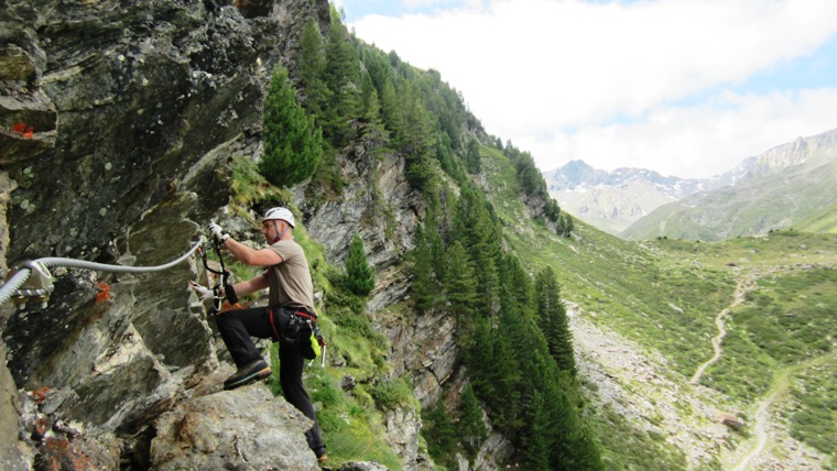 Murmele Klettersteig an der Zufallhtte