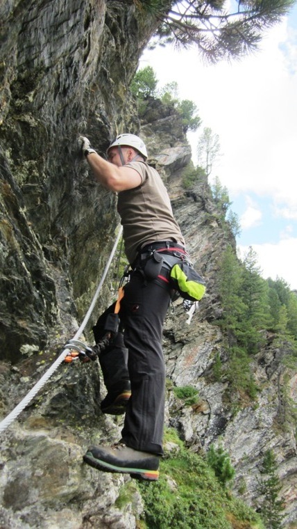 Murmele Klettersteig an der Zufallhtte