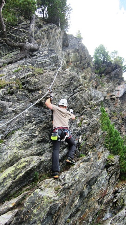 Murmele Klettersteig an der Zufallhtte