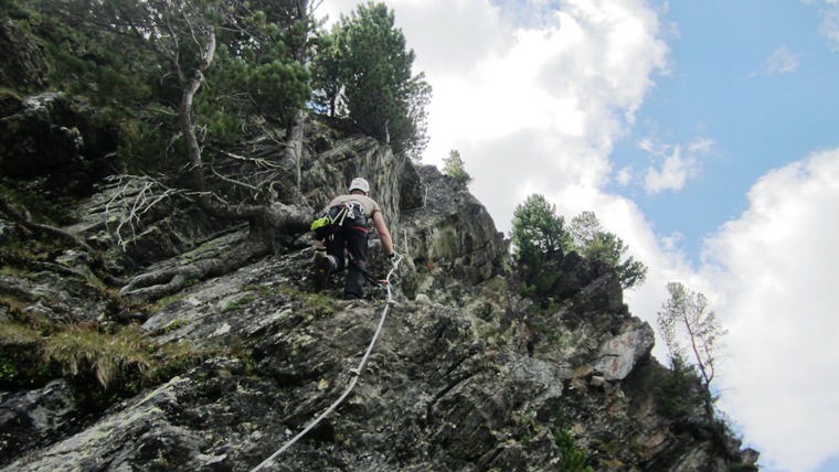 Murmele Klettersteig an der Zufallhtte