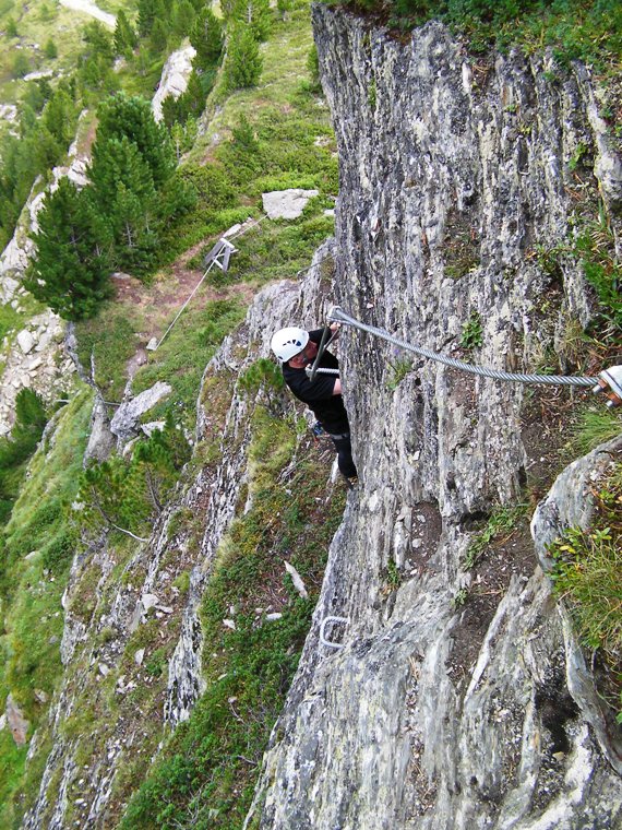 Murmele Klettersteig an der Zufallhtte