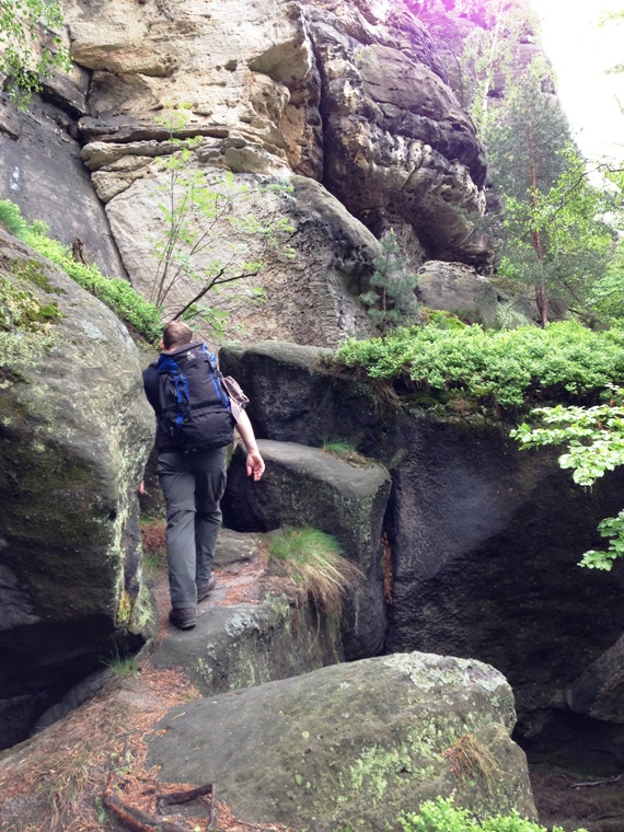 Rbezahlstiege in der Schsischen Schweiz