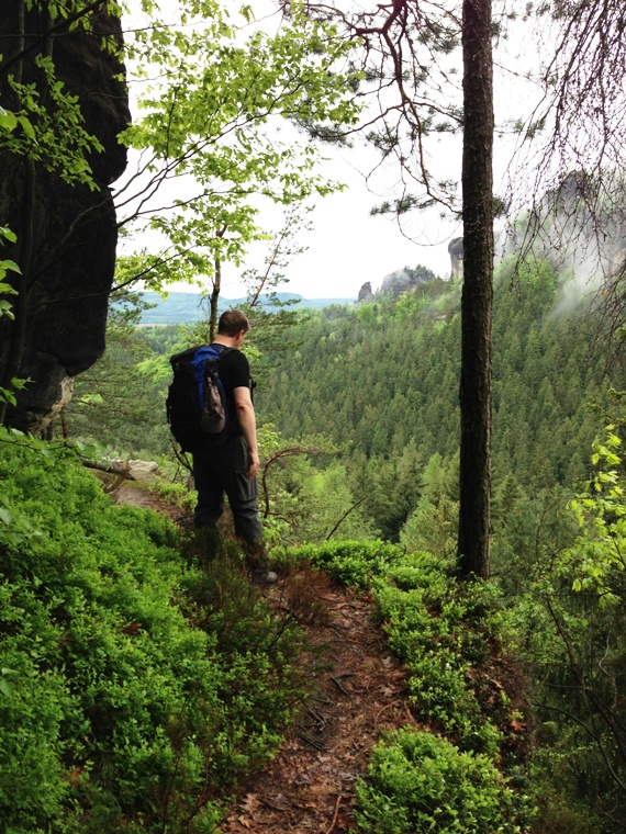 Rbezahlstiege in der Schsischen Schweiz