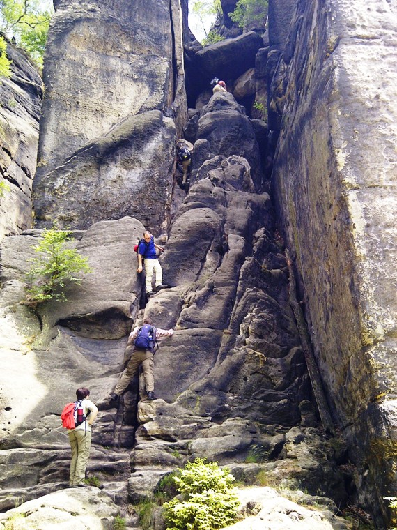 Rbezahlstiege in der Schsischen Schweiz