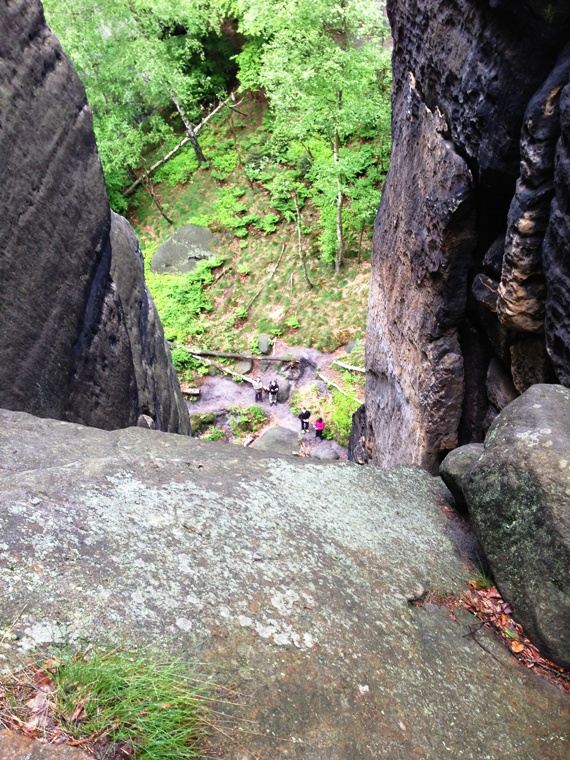 Rbezahlstiege in der Schsischen Schweiz