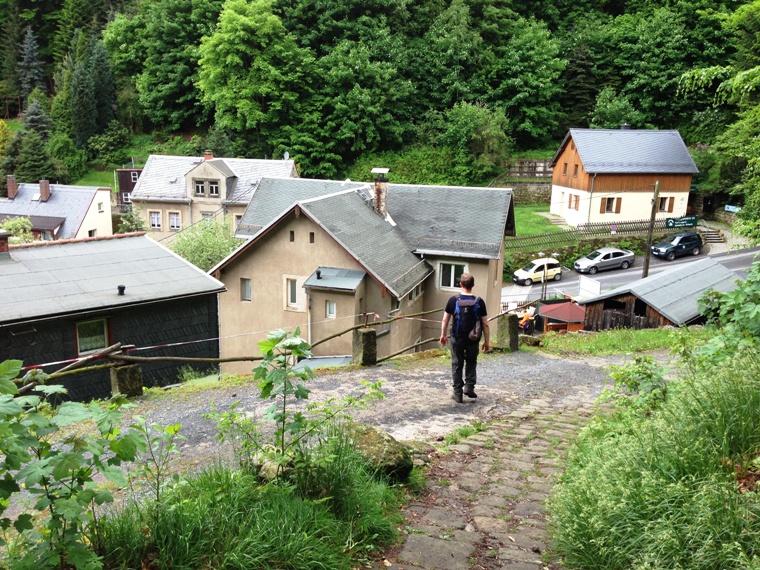 Rbezahlstiege in der Schsischen Schweiz